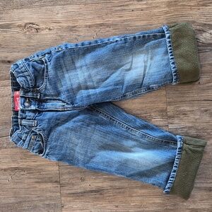 Old Navy Fleece Lined Blue Kids Jeans